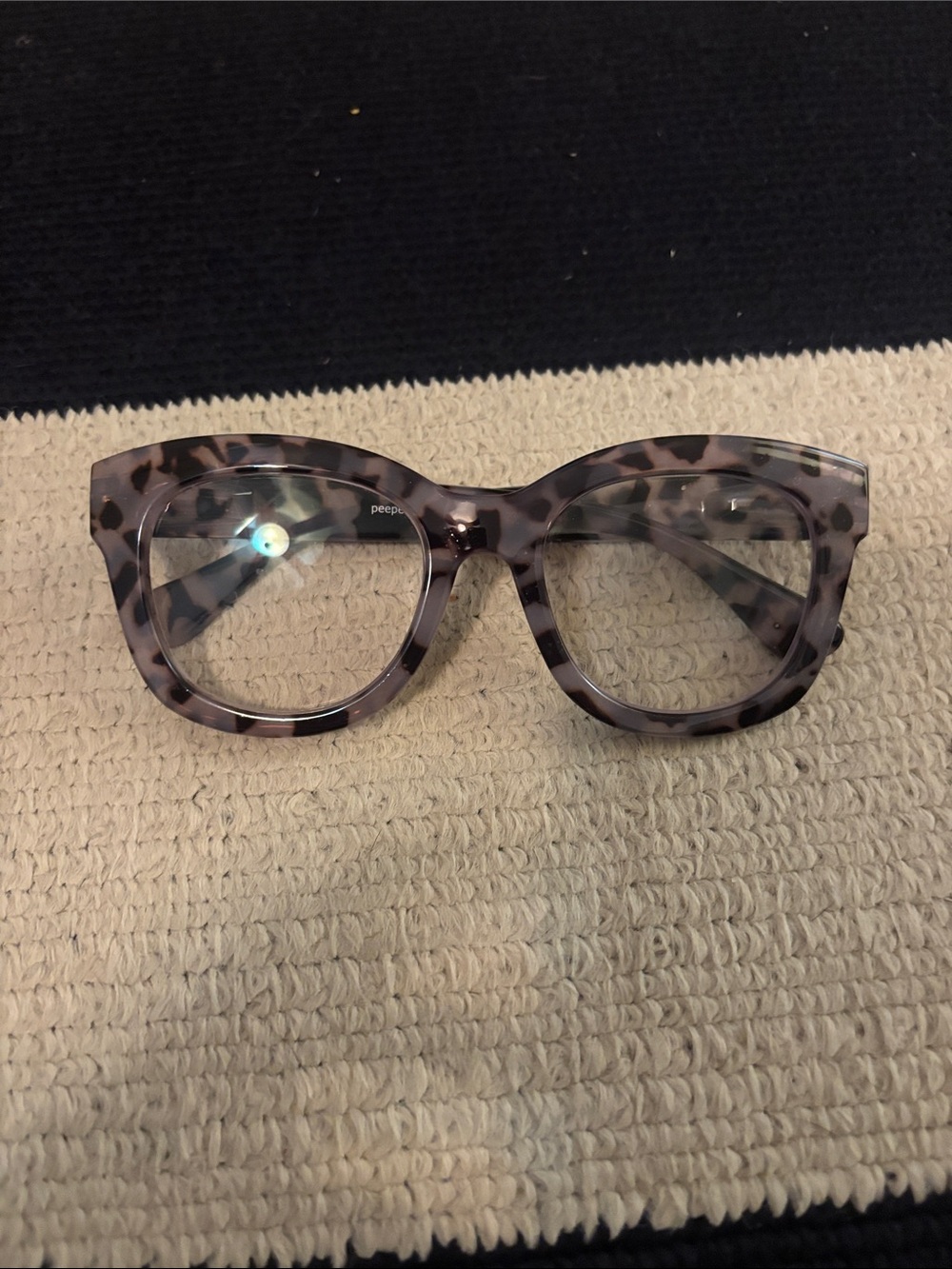 Peepers Blue Light Glasses with Colorblock Case - Pastel Stripe